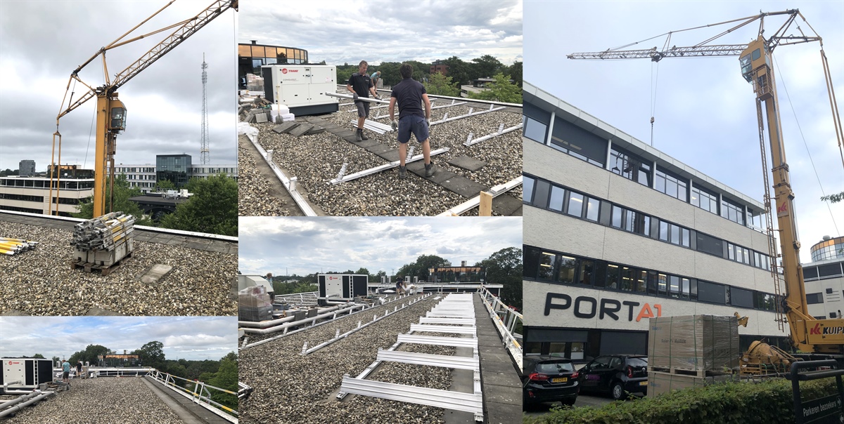 Montage zonnepanelen PORTA1